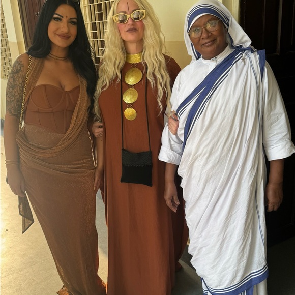 Taj Mahal Gorgeous ethereal Rusty earthy kaftan - Picture 5 of 7